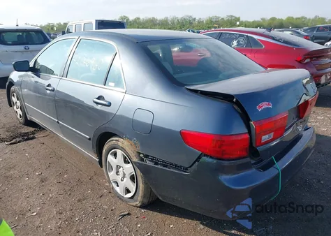 2005 Honda Accord 2.4 Lx from USA, damaged, VIN 1HGCM56425A046036